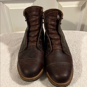 Truman Boot Co Reddish Brown Rugged Leather Boots - size 12 width EEE